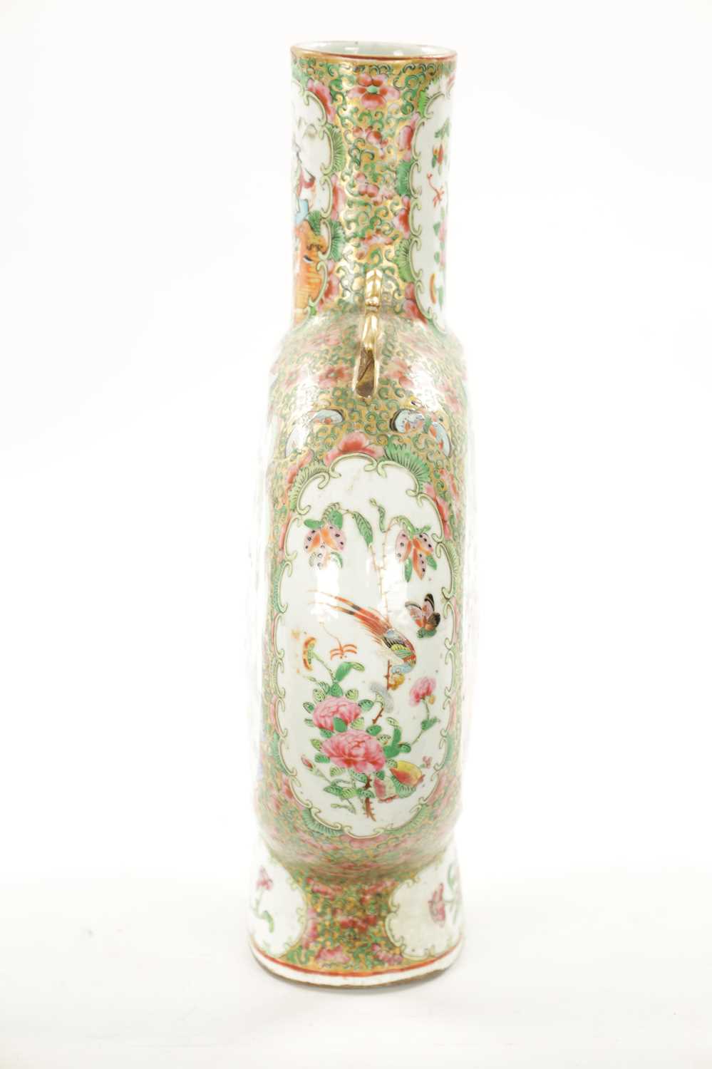 A 19TH CENTURY CHINESE CANTONESE PORCELAIN MOON FLASK - Image 9 of 17