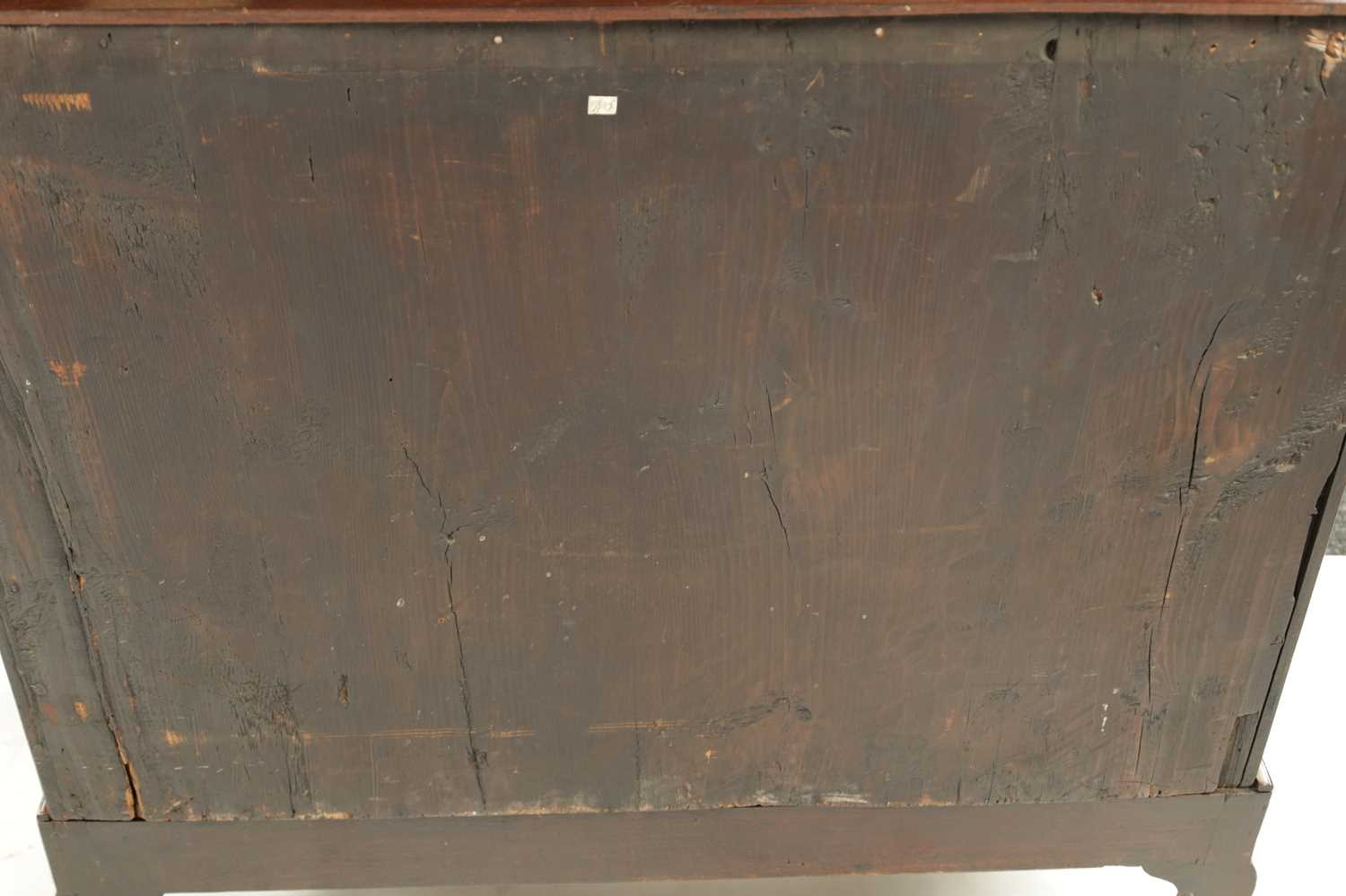 AN UNUSUAL AND RARE EARLY 18TH CENTURY RED WALNUT CHEST ON STAND POSSIBLY AMERICAN - Image 7 of 7