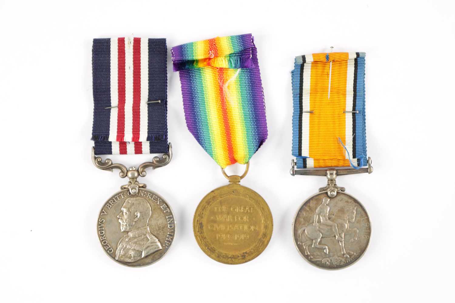 A GROUP OF THREE WAR MEDALS - Image 8 of 11