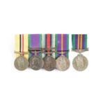 A GROUP OF FIVE CAMPAIGN MEDALS