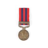 AN INDIAN GENERAL SERVICE MEDAL 1854-95 WITH ONE CLASP