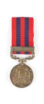 AN INDIAN GENERAL SERVICE MEDAL 1854-95 WITH ONE CLASP