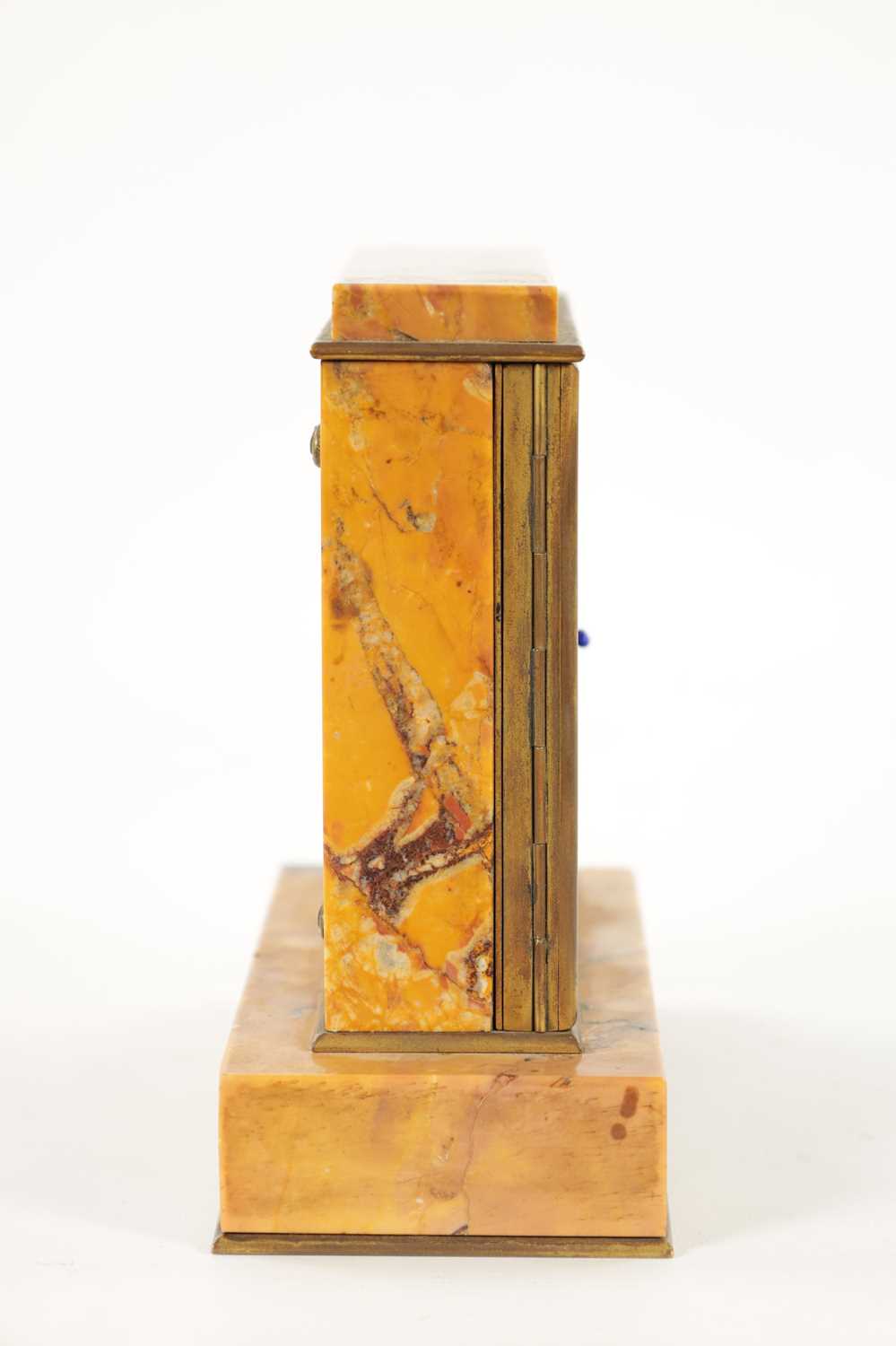 HENRI DITISHEIM. A GOOD QUALITY SWISS POLYCHROME ENAMELLED MANTEL CLOCK - Image 8 of 12