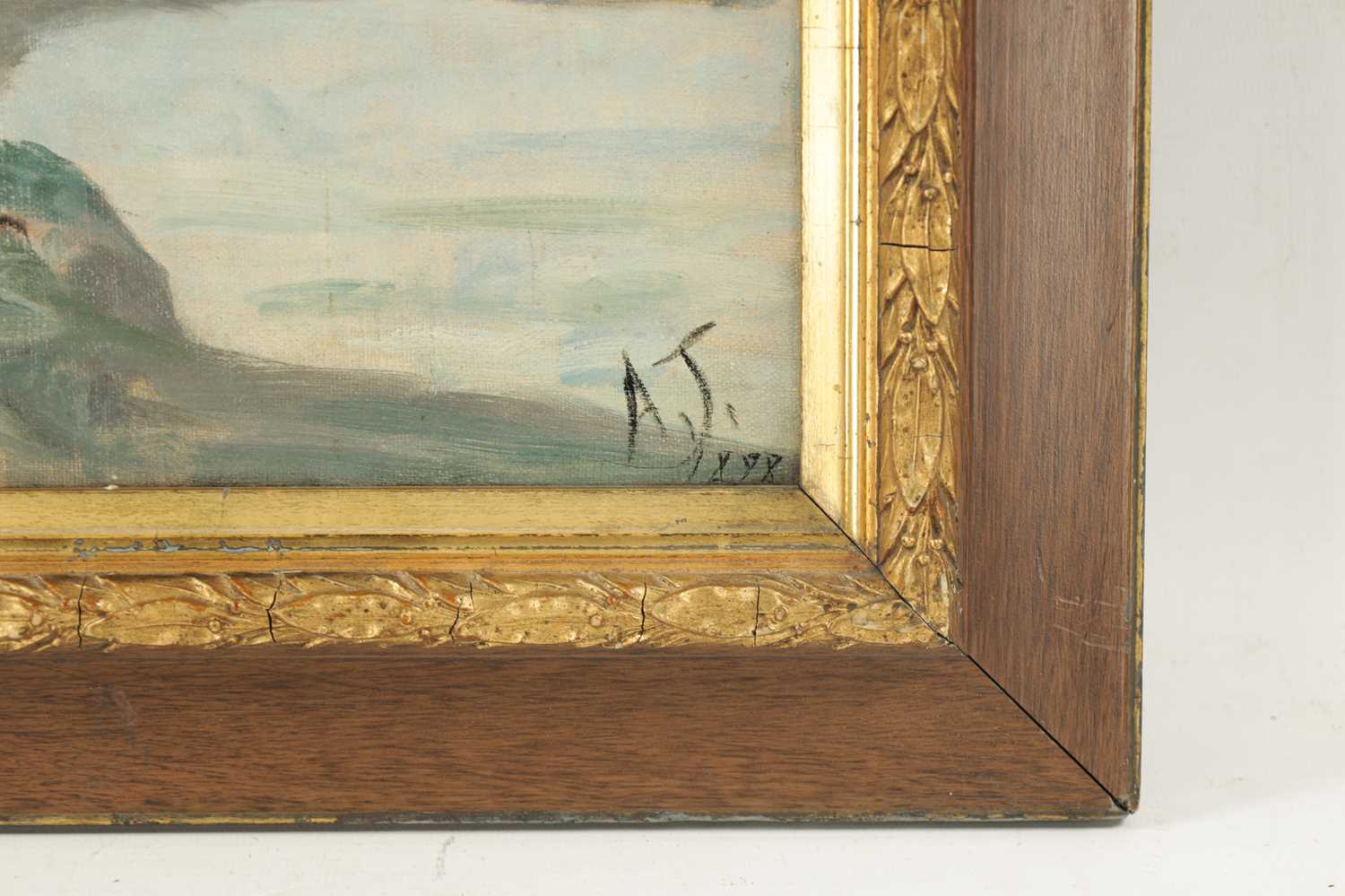 A 19TH CENTURY OIL ON CANVAS PORTRAIT OF A RACING PIGEON - Image 3 of 5