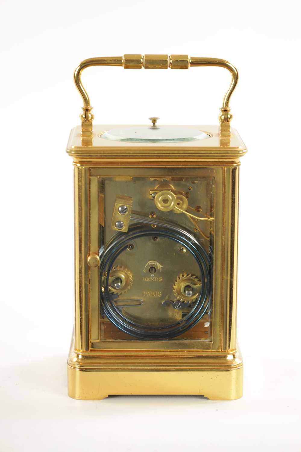 A LATE 19TH CENTURY FRENCH GRAND SONNERIE REPEATING CARRIAGE CLOCK - Image 6 of 8