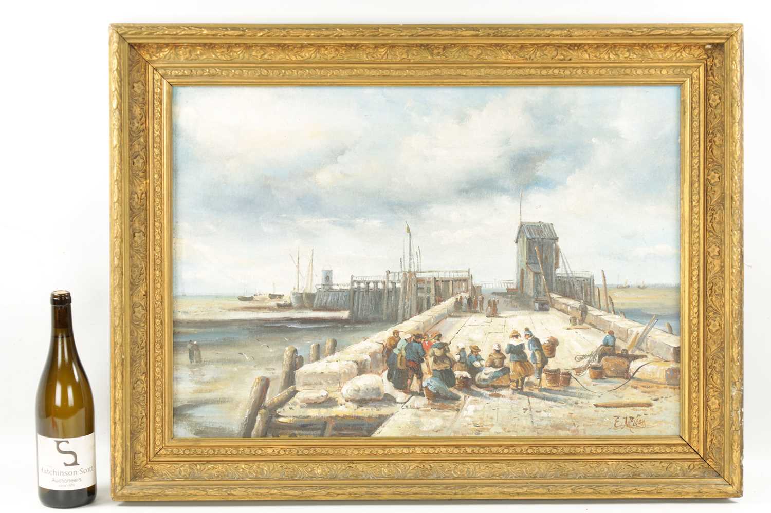 A 20TH CENTURY OIL ON BOARD - Image 2 of 6