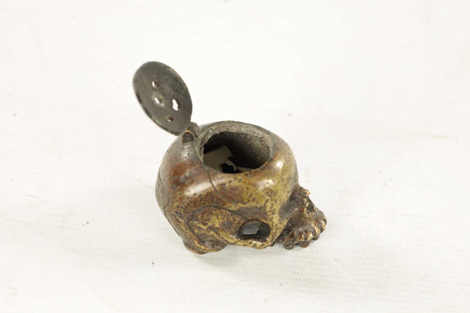 A RARE POSSIBLY 17TH CENTURY DUTCH BRASS POMANDER - Image 5 of 7