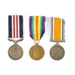 A GROUP OF THREE WAR MEDALS