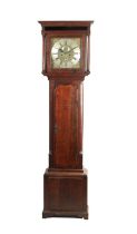 HENRY FISHER, PRESTON. A GEORGE III OAK EIGHT DAY LONGCASE CLOCK