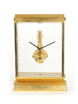 A SWISS JAEGER-LECOULTRE TYPE MANTEL CLOCK