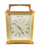 THOMAS MERCER, ST. ALBANS. No. 1199. A 1970s ENGLISH GILT BRASS EIGHT-DAY CHRONOMETER CARRIAGE TIMEP