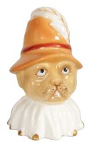 A 20TH CENTURY ROYAL WORCESTER CANDLE EXTINGUISHER LIMITED EDITION “TOBY”