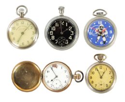 A COLLECTION OF FIVE POCKET WATCHES