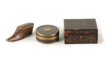 A COLLECTION OF THREE 18TH/19TH CENTURY BOXES