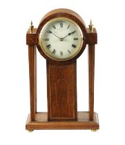 AN EARLY 20TH CENTURY ELECTRIC EUREKA MANTEL CLOCK