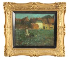 AFTER FLORENCE SALTMER. A LATE 19TH CENTURY OIL ON BOARD