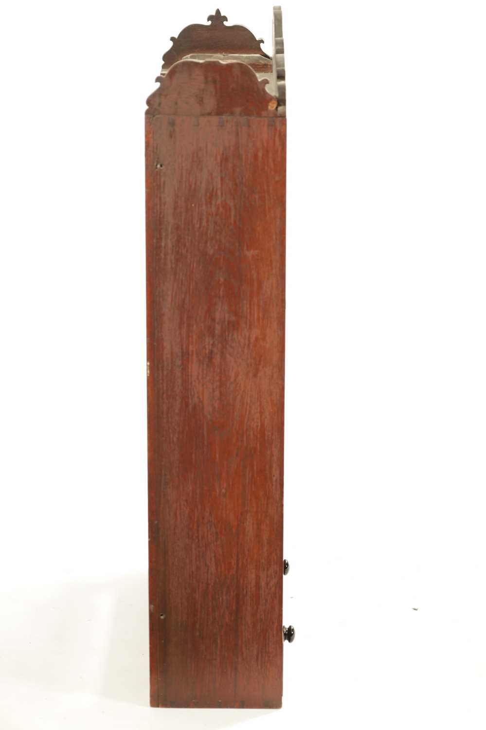 A SET OF EARLY 19TH CENTURY WALNUT WALL SHELVES - Image 5 of 7