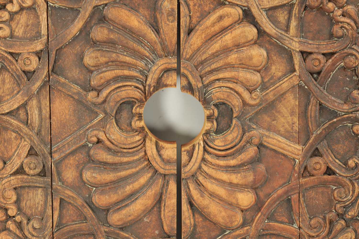 A SET OF TEN CARVED CEILING PANELS FROM 'GANESHI HOTEL LONDON' - Image 5 of 7