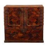A JAPANESE MEIJI PERIOD INLAID COLLECTOR'S CABINET OF LARGE SIZE