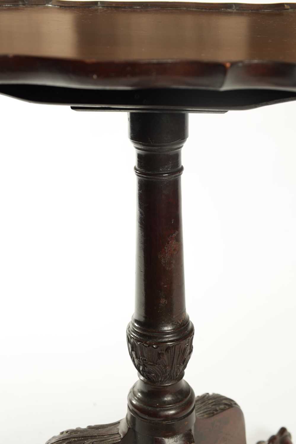 A 19TH CENTURY MAHOGANY TRIPOD TABLE IN THE GEORGE II STYLE - Image 5 of 9