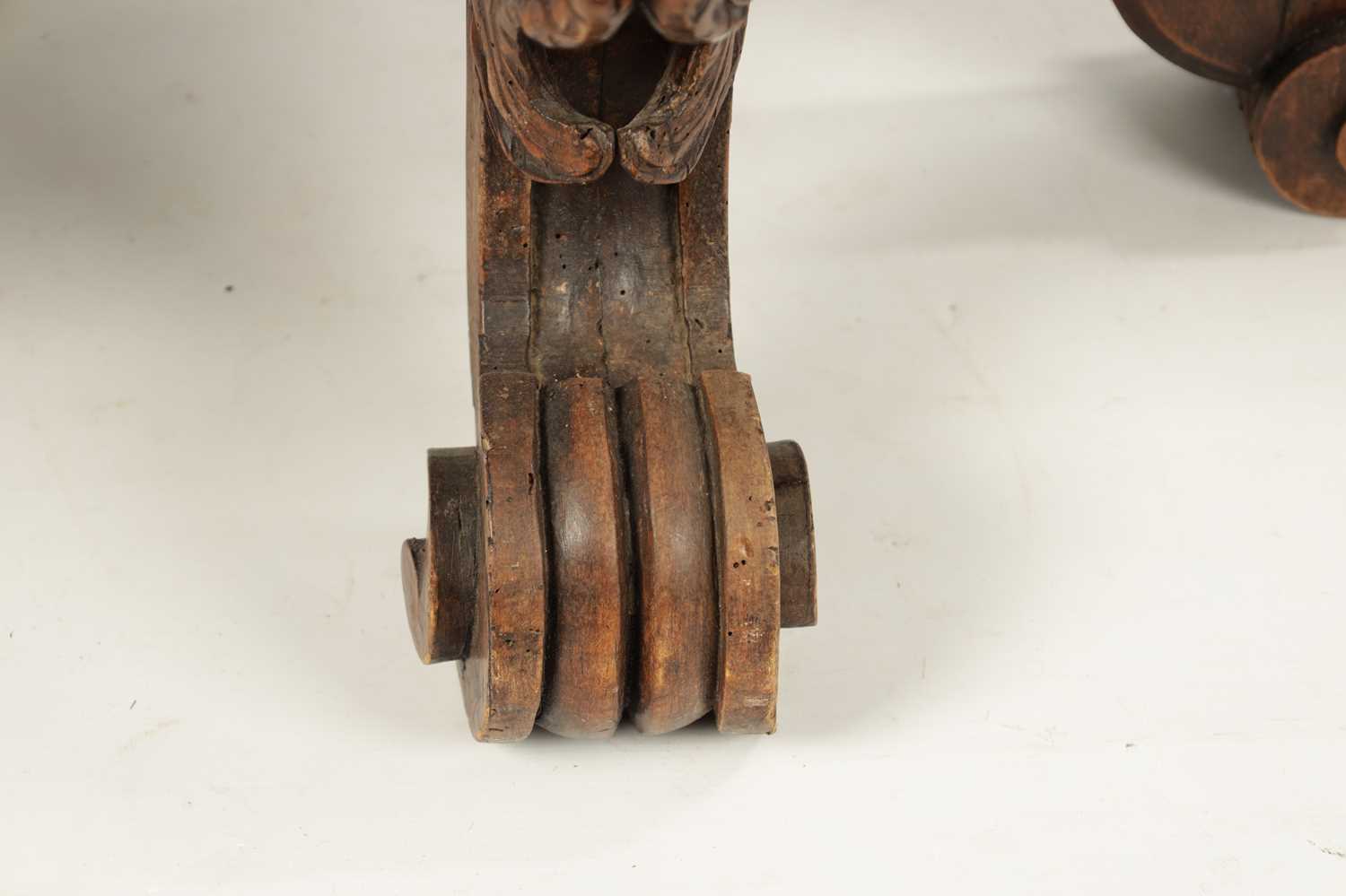 A 19TH-CENTURY CARVED FRUITWOOD ITALIAN OPEN CELLARETTE - Image 3 of 11