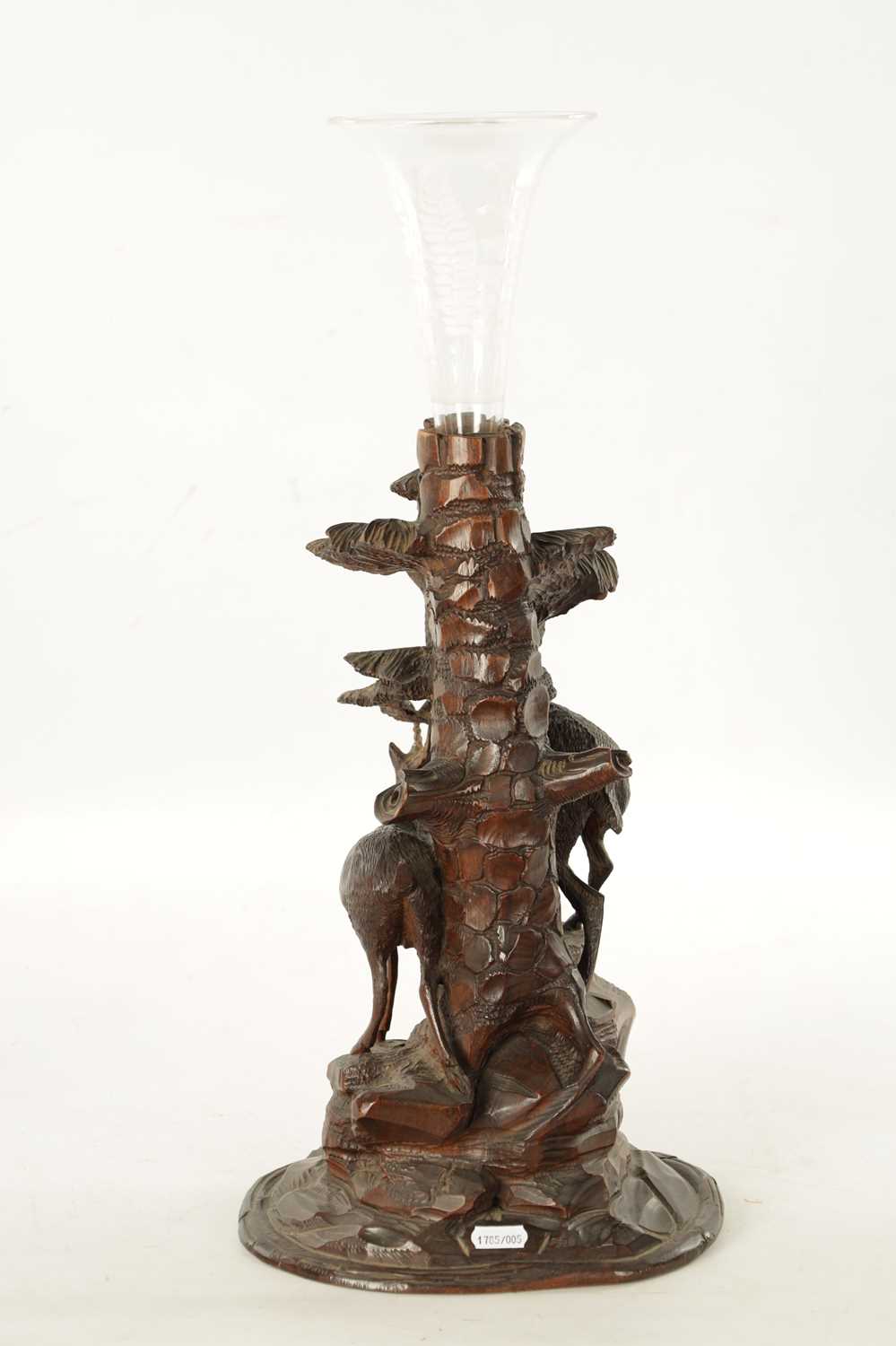 A LATE 19TH CENTURY CARVED BLACK FOREST EPERGNE CENTREPIECE - Image 7 of 7