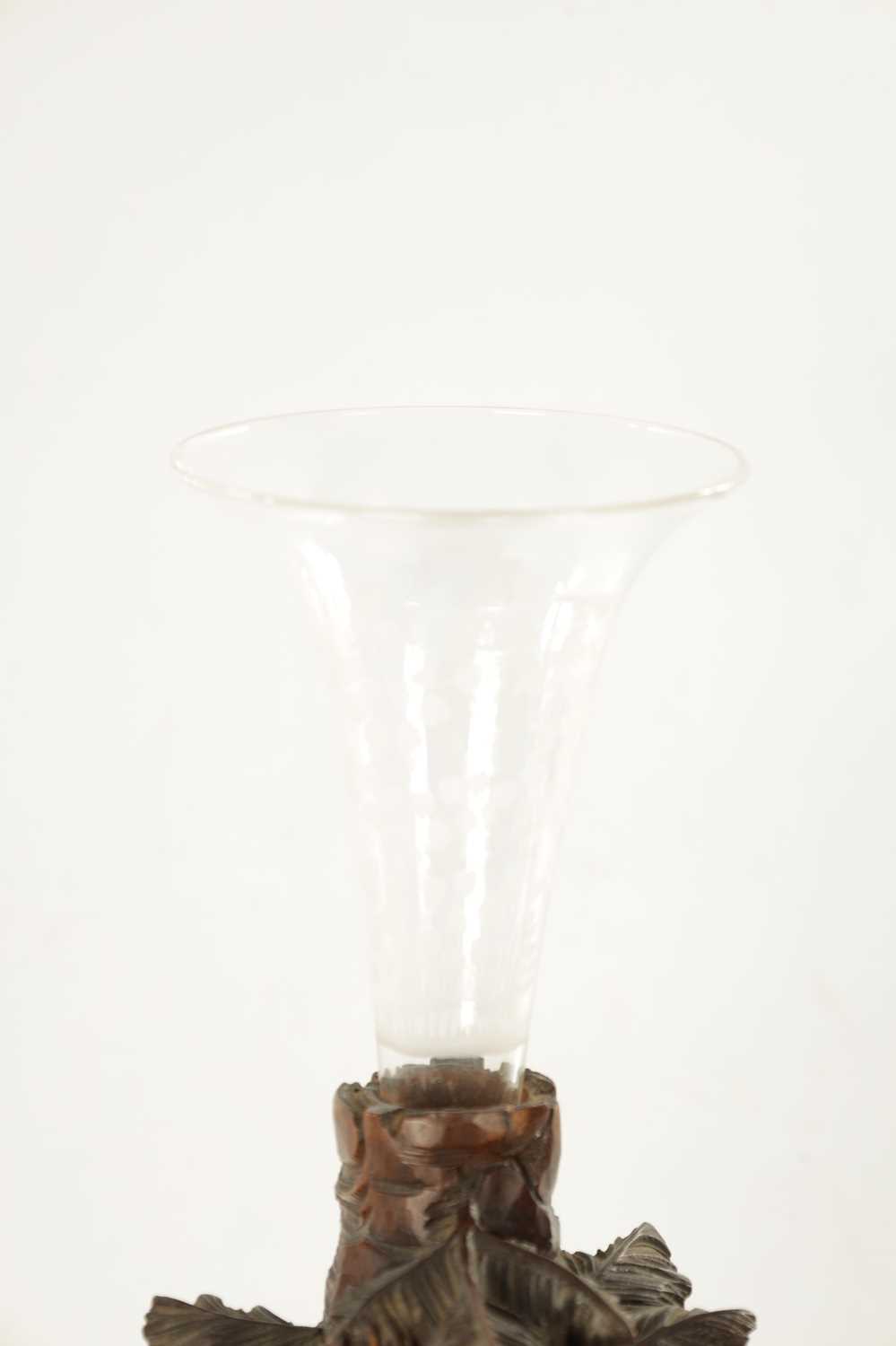 A LATE 19TH CENTURY CARVED BLACK FOREST EPERGNE CENTREPIECE - Image 2 of 7