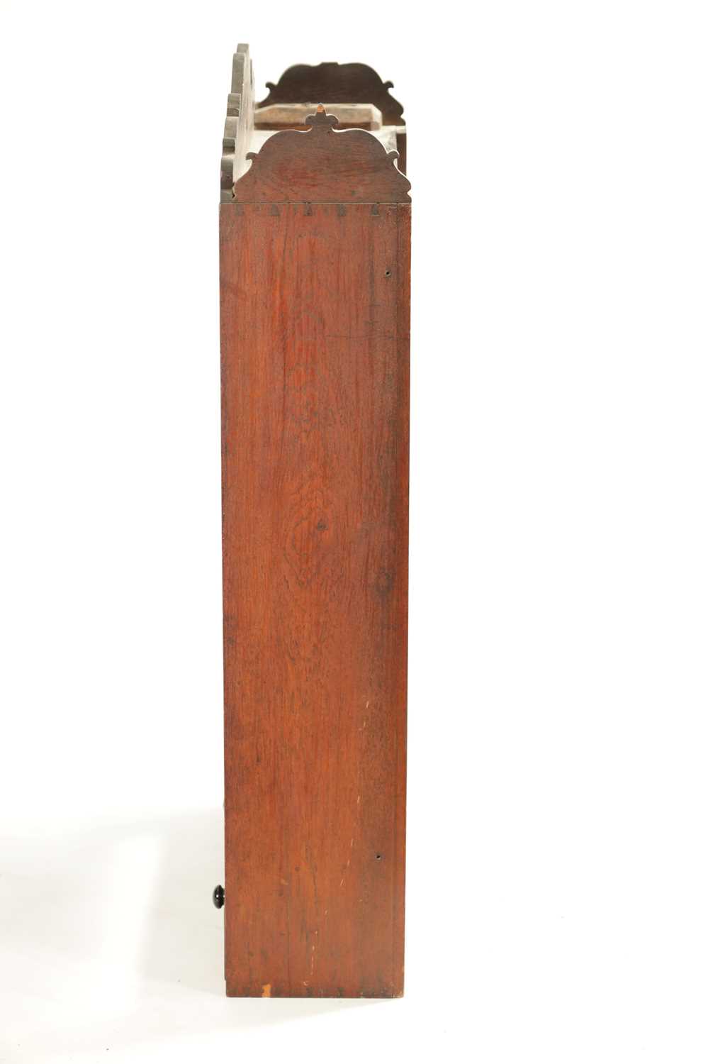 A SET OF EARLY 19TH CENTURY WALNUT WALL SHELVES - Image 7 of 7