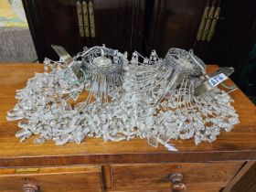 Pair of 20thC Ceiling Chandeliers