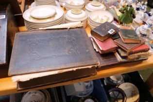 Large 19thC Family Bible and assorted Bibles and Religious books