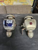 Pair of Vintage Paris Marked carriage Lamps