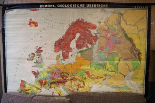 Europa Geolgische Ubersicht 1:3000000 Wall map by Helmut Langer