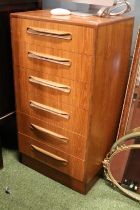 G Plan Chest of 6 Drawers with cup handles