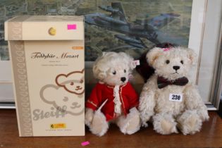 Boxed Steiff Mozart Bear a Scottish Steiff Teddy Limited edition