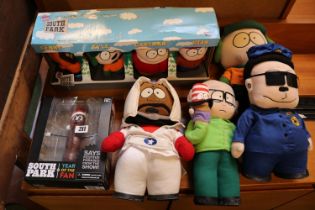 Collection of South Park Figures to include Kenny, Stan etc