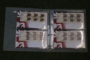 Folder London 2012 Team GB Gold Medal Winner Stamp Collection