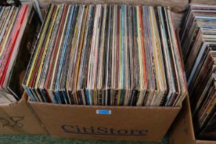 Box of assorted Vinyl Records to include Ted Heath, Buddy Holly etc