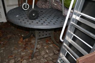 Metal Painted garden table