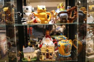 Collection of Novelty Teapots to include Disney Showcase Winnie the Pooh, Liquorice Allsorts