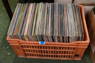 Box of assorted Vinyl Records to include Neil Diamond, Aland Rogers etc