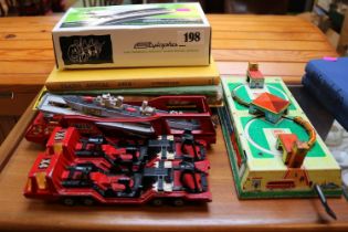 Boxed Stylophone, Tin Plate wind up Trainset Matchbox Superking etc