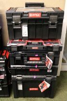 Brand New Q Brick System Set of 4 Toolboxes on trolley