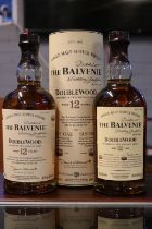 The Balvenie 12 year Double Wood Single Malt Scotch Whisky and one boxed