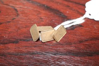 Pair of 9ct Gold Cufflinks 5.5g total weight