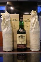 3 Bottles of The Glenlivet whisky to include 2 12 years boxed and a 15 year old 70cl