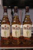 3 Bottles of Bells Whisky 75cl