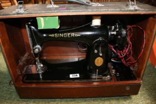 Cased Singer Sewing Machine