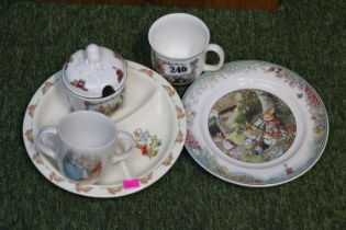 Collection of Villeroy & Boch and Wedgwood Bunnykins and Foxwood Tales