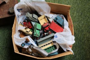 Collection of assorted Play worn Dinky and other Vehicles and toys