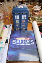 Doctor Who Battles in Time collectors Cards and Tardis